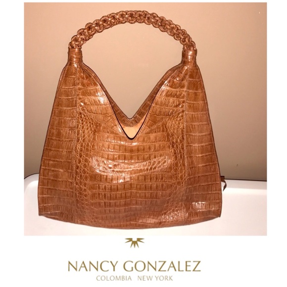 Nancy Gonzalez Handbags - NANCY GONZALEZ BRAIDED TOP HANDLE CROCODILE HOBO